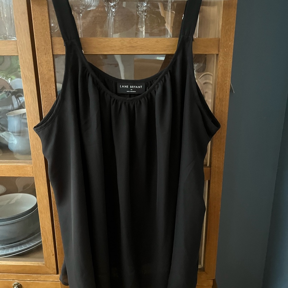 Lane Bryant Black Relaxed Camisole